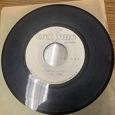 Jackie Opel - Cry Me A River / Eternal Love 7'' VG+ Vinyl 45 Coxsone Jamaica