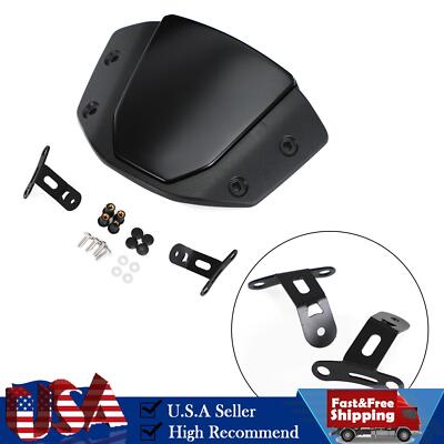 Windshield Windscreen Protector fit for HONDA CB650R 18-23 CB1000R 18-20  BLK