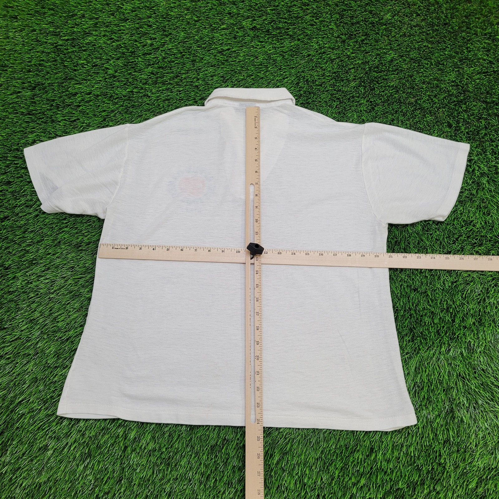 Vintage Big-Apple Polo Shirt Large 21x24 White | eBay Vintage Big-Apple Polo Shirt Large 21x24 White | eBay