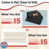 PEKGRIL 15 PCs Gift Boxes with Lids, Black 10X8X4 Inch Gift Boxes, Bridesmaid Proposal Box with Ribbon, Kraft Paper Boxes for Wedding, Packaging, Present, Birthday, Christmas, Party
