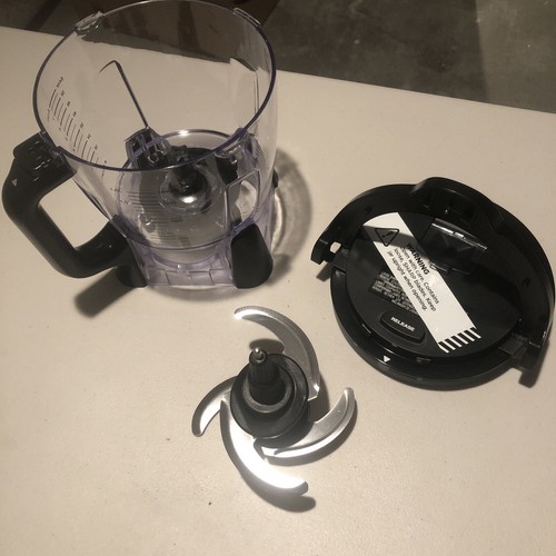 NINJA Blender 64oz Food Processor Bowl Attachment Kit Replacement + Lid & Blade