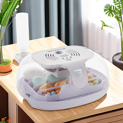 16 Egg Incubator w/ Automatic Egg Turning, Automatic Water Adding Egg Candler