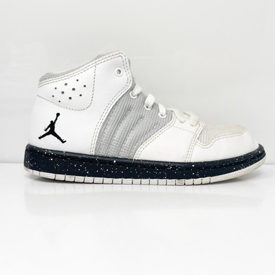 

Nike Boys Air Jordan 1 F4 828243-100 Белые баскетбольные кроссовки Кроссовки Размер 12.5C, Белый, Air Jordan 1 Flight 4