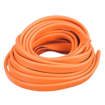 7/32''x 15/32''x 13.1ft Rubber U Channel Edge Trim Fits 1-2mm Edge, Orange