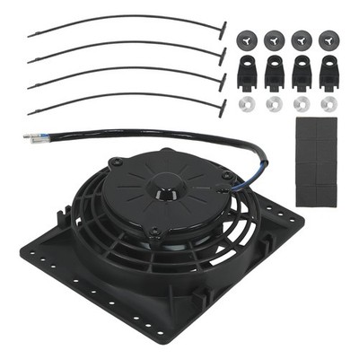 6'' Slim Push Pull Electric Radiator Cooling Fan Mount Kit Universal 12V 80W