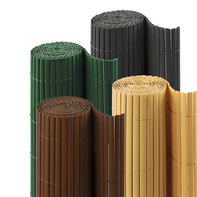 JAROLIFT Sichtschutzmatte Sichtschutzzaun Windschutz PVC Bambuszaun PVC-Matte