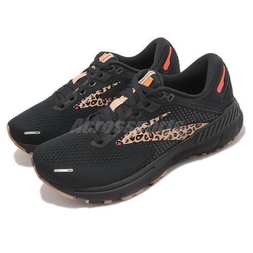 

Женские беговые кроссовки Brooks Adrenaline GTS 22 Black Leopard 1203531B-097, Черный, Adrenaline Gts 22