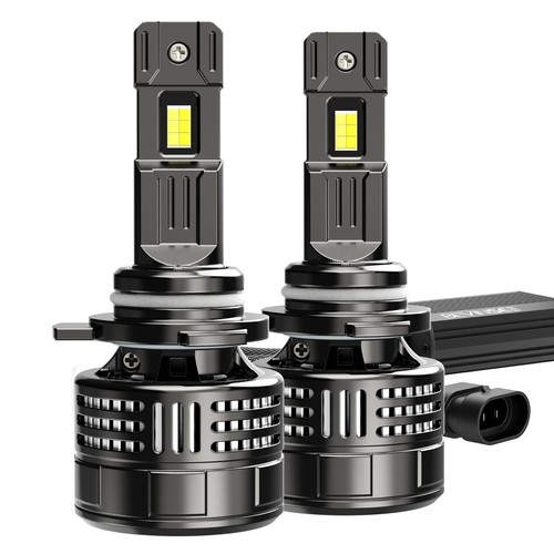 Bevinsee V55 H4 H7 H11 9005 9006 9012 LED Headlight High Low Beam Bulb Kit 6000K