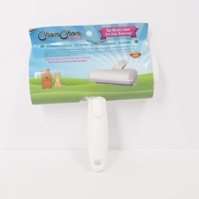 NEW CHOMCHOM Roller Dog and Cat Hair Remover No Messy Tape! AWESOME PRODUCT!