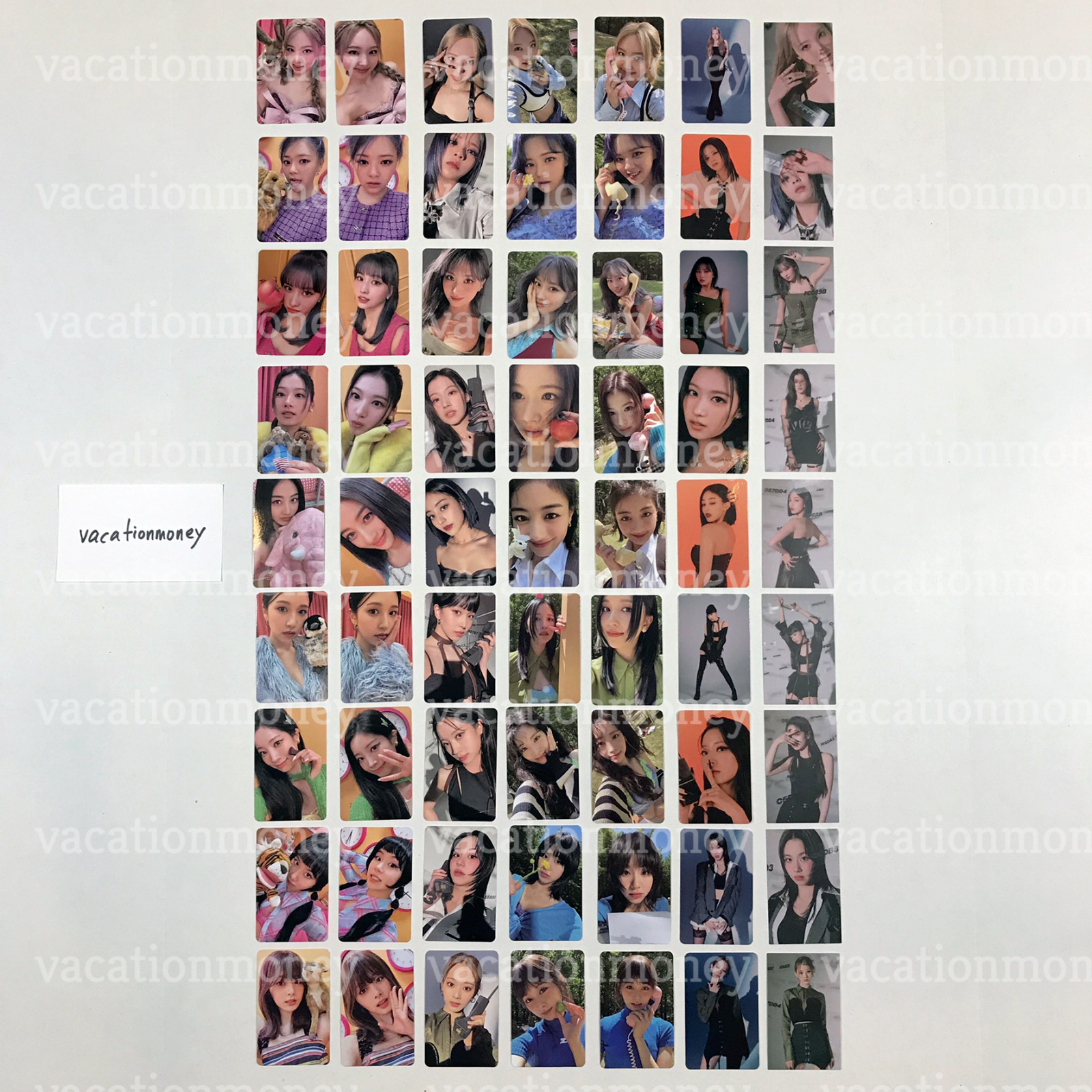 USA) TWICE Between 1&2 Album Official Photocard Message Card USA) TWICE Between 1&2 Album Official Photocard Message Card