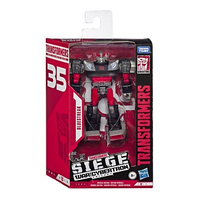 HASBRO TRANSFORMERS SIEGE 35TH ANNIVERSARY DELUXE BLUESTREAK ACTION FIGURE