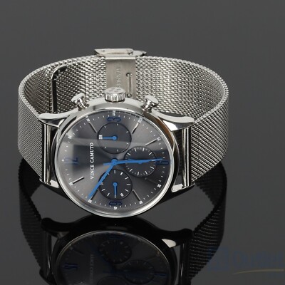 Vince Camuto - Multi-Function SS Watch w/ Mesh Band - VC/1103GYSV - New With Box