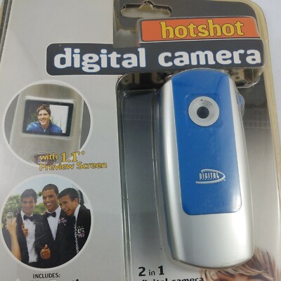 Digital Concepts Hot Shot Digital Camera 2 in 1 PC Web 1.1 inch Screen New b64