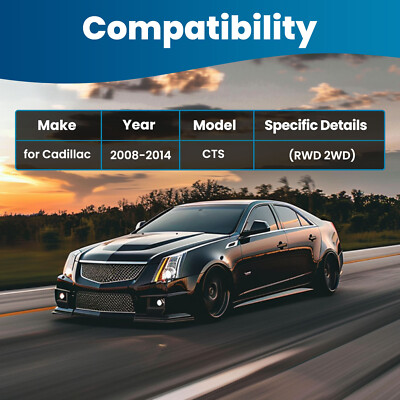 12x Front Upper Lower Control Arms Sway Bar Tie Rods For 08-14 Cadillac CTS 3.6L