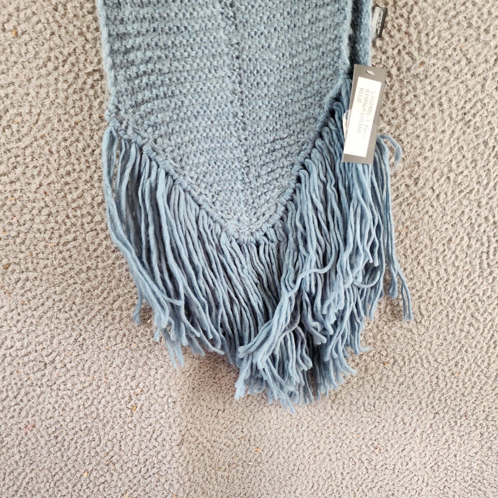 Marcus Adler Ultra Soft Fringe-Trim Winter Scarf Women's One Size Blue - Picture 11 of 15