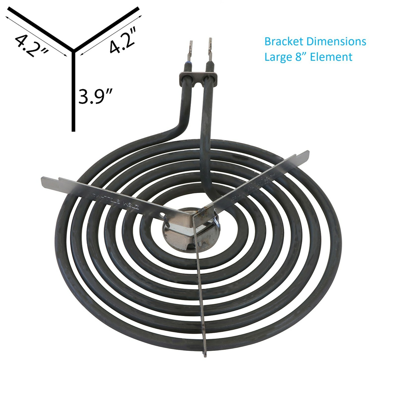GE Electric Range Burner Element Kit 4 Pack (2, 6") WB30M1 (2, 8") WB30M2 