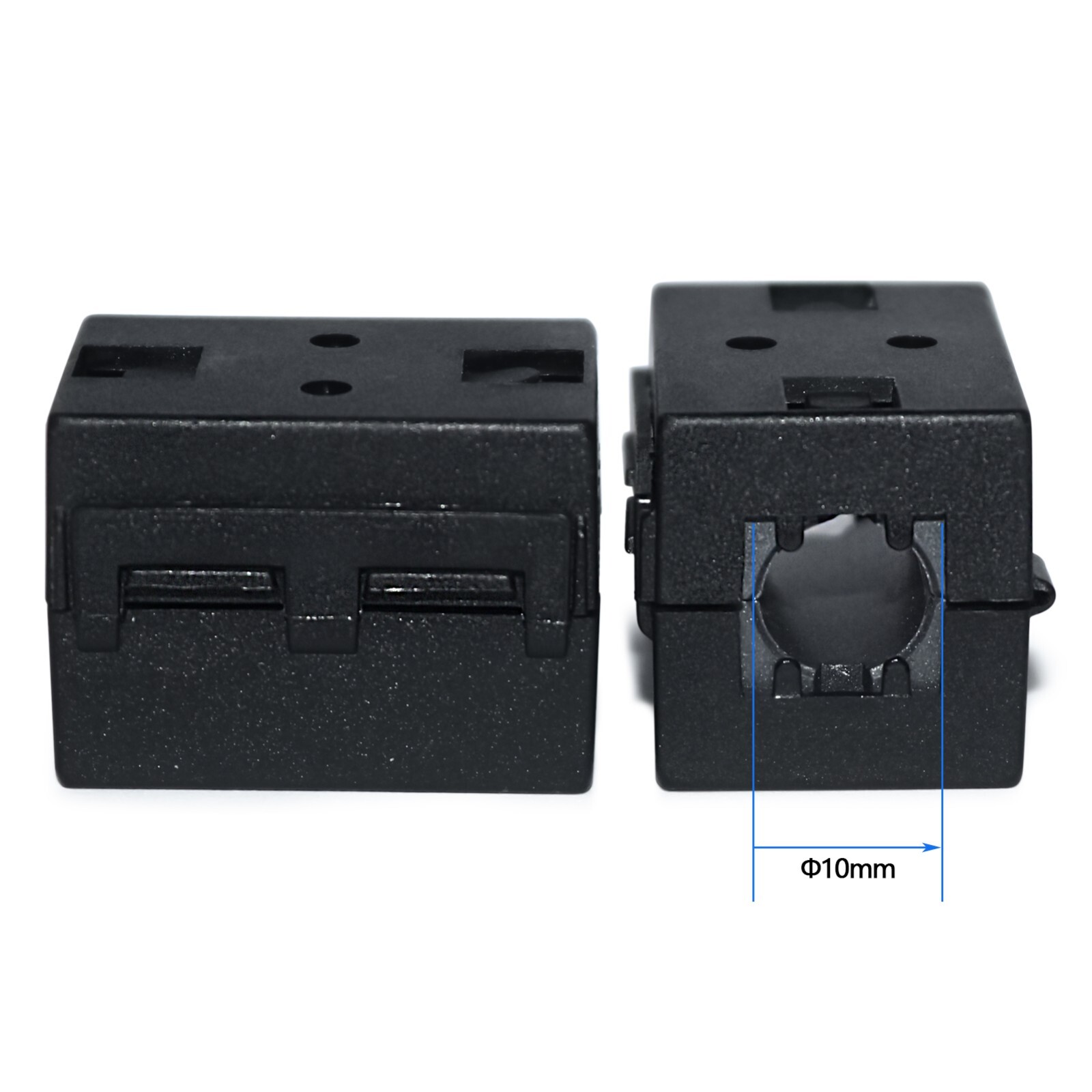 10/20PCS Ferrite Beads Clip-on Ring Core RFI EMI Noise Filter Clamp Choke Coil