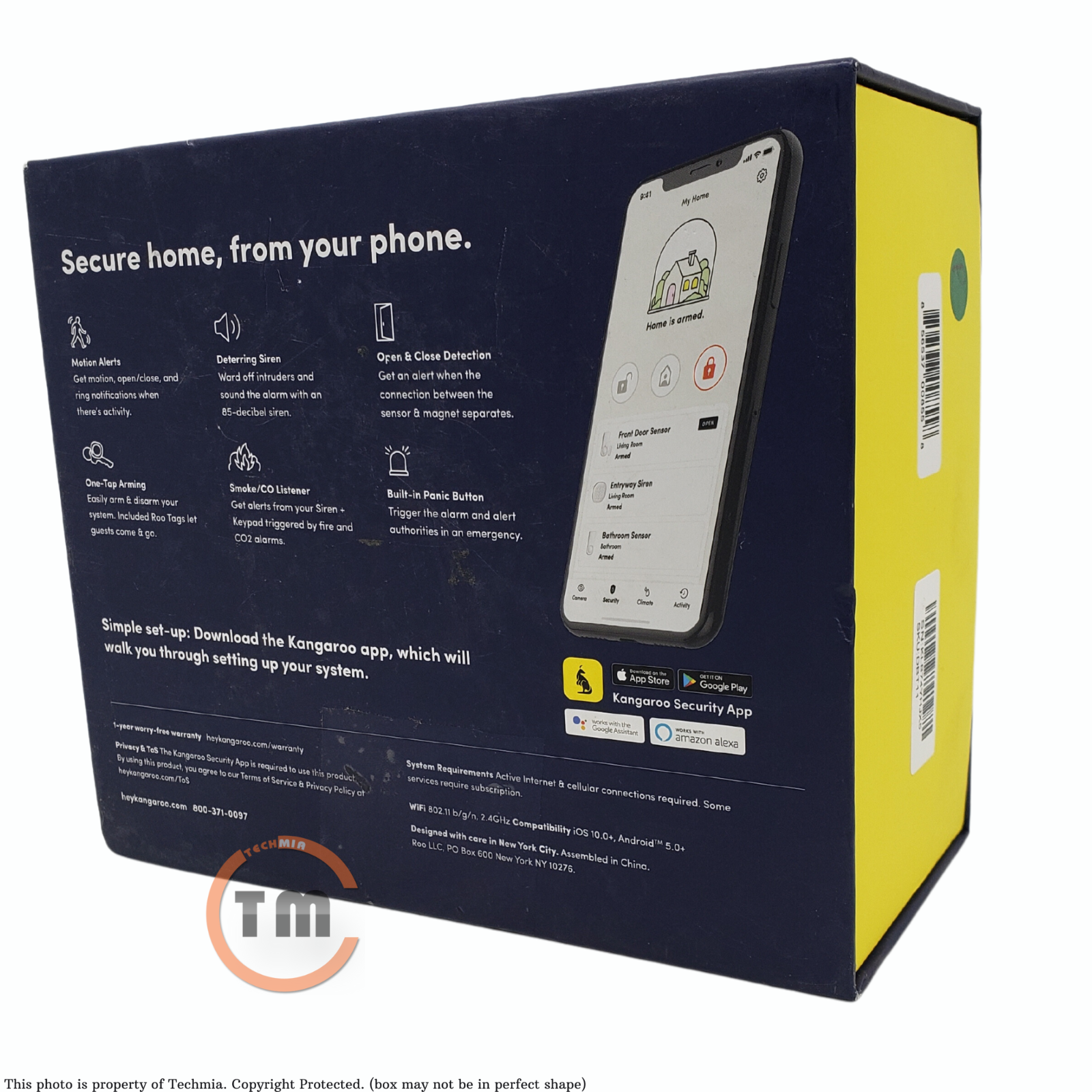 Kangaroo Security Alarm System Kit - Set Of 7 (DBT11) ™