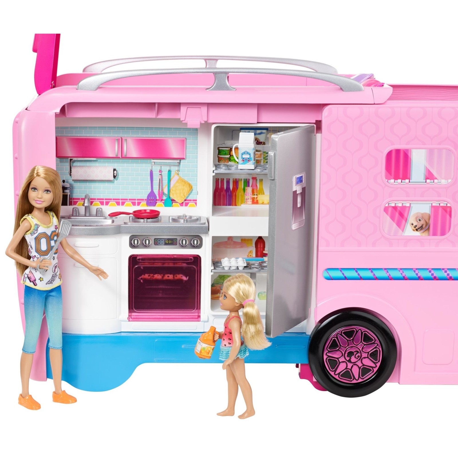Barbie DreamCamper Adventure Camping Playset for Ages 3Y+