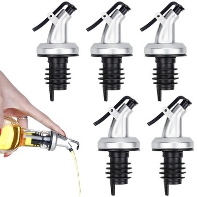 MUSEDAY 5 Pezzi Versatore d'olio Tappi versatori da Vino con Tappo Olio D