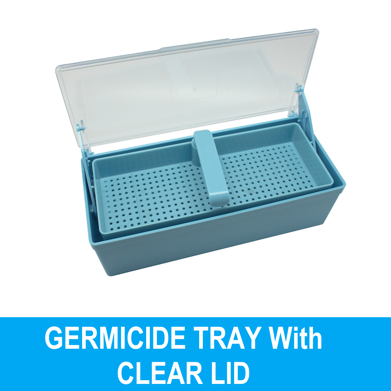 Dental Germicide Tray for the Cold Sterilization of Instrumets Tattoo, Medical 