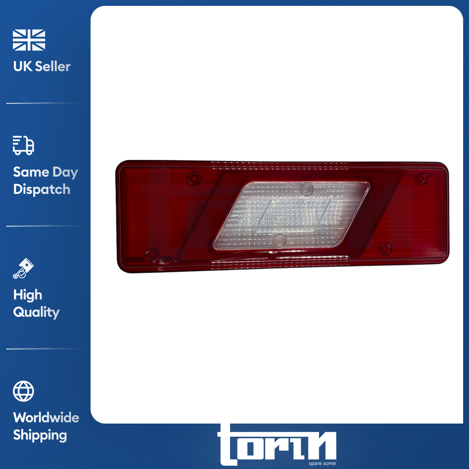 Rear Right Tail Light Lamp Lens For Ford Transit Mk8 Tipper Pick-up 1831256