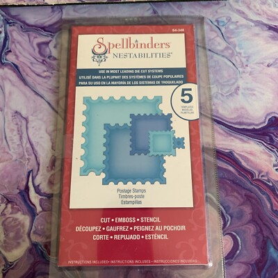 Spellbinders Die Templates POSTAGE STAMPS S4-348