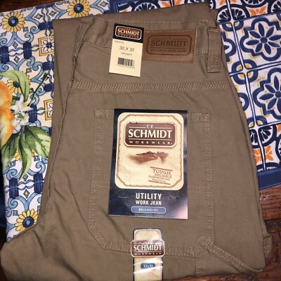 CE Schmidt Workwear Men s Size 30x30 (Actual 31`x30) Brown Carpenter Distressed
