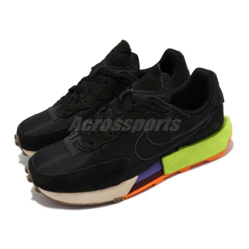 

Nike Wmns Fontanka Waffle React Black Volt Women Casual Lifestyle DC3579-001, Черный, Wmns Fontanka Waffle