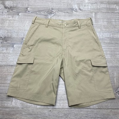 Nike Shorts Golf Dri-FIT Mens 28 Khaki Tan Polyester Spandex Cargo 638473-235
