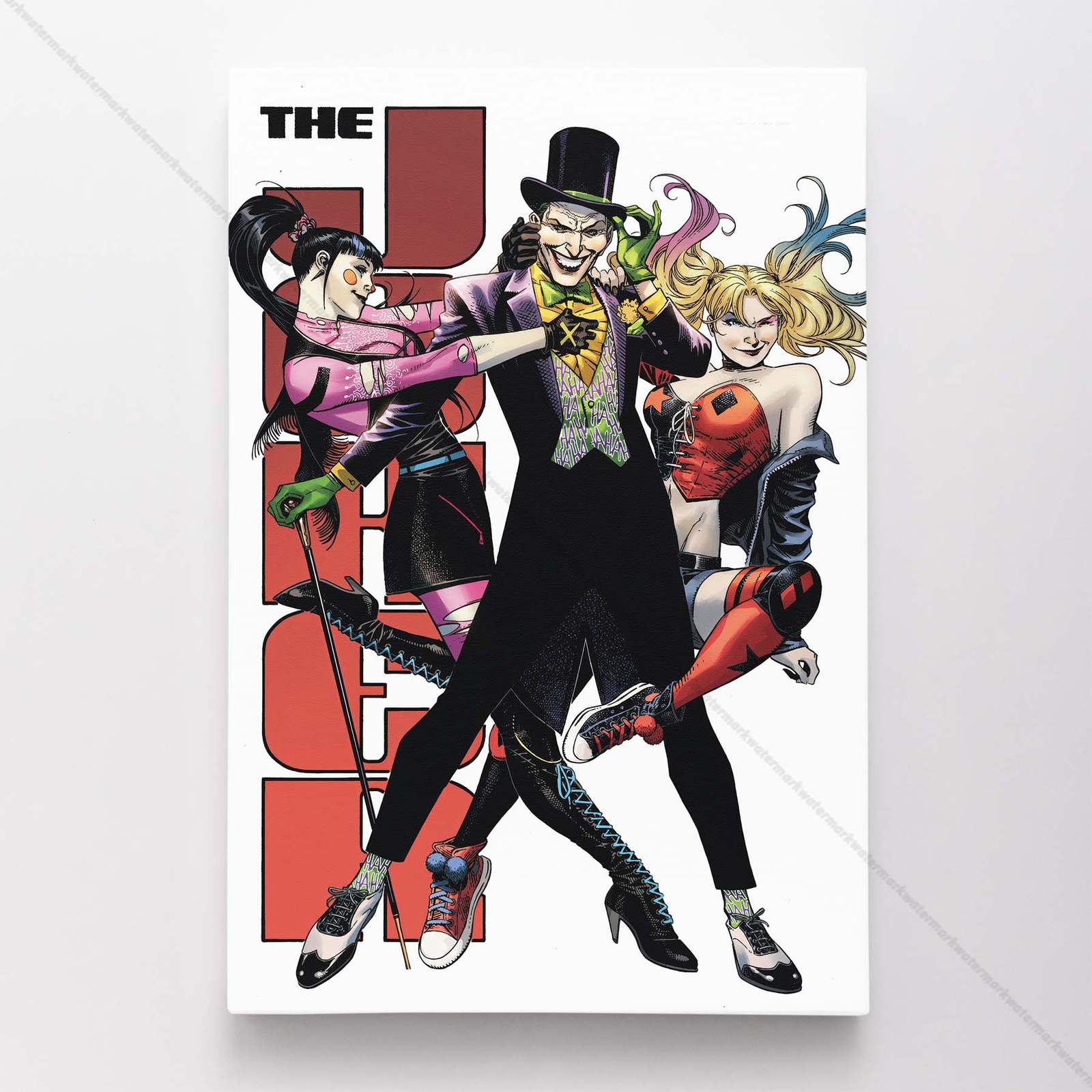 Joker Poster Canvas DC Comic Book Cover Art Print #40145