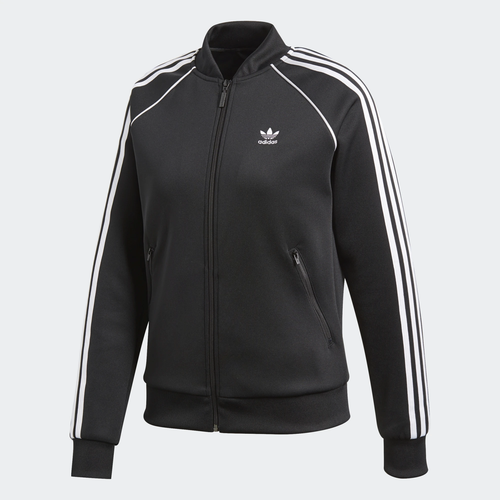 Черная женская спортивная куртка Adidas SST