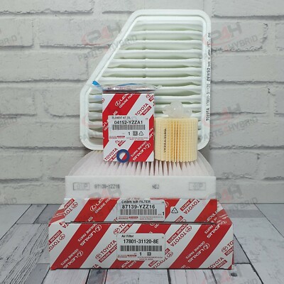 GENUINE TOYOTA ALPHARD SERVICE FILTERS GGH20 2008-2015 3.5L ALL FILTERS & WASHER