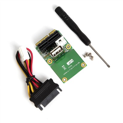 Mini PCI-E To PCI-E PCI-E 1X to Mini PCI-E Adapter Riser Card Test Card Tool F