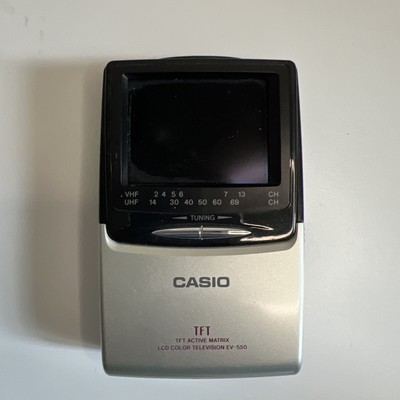 Casio Handheld LCD Color Television EV-550B TFT Active Matrix. 