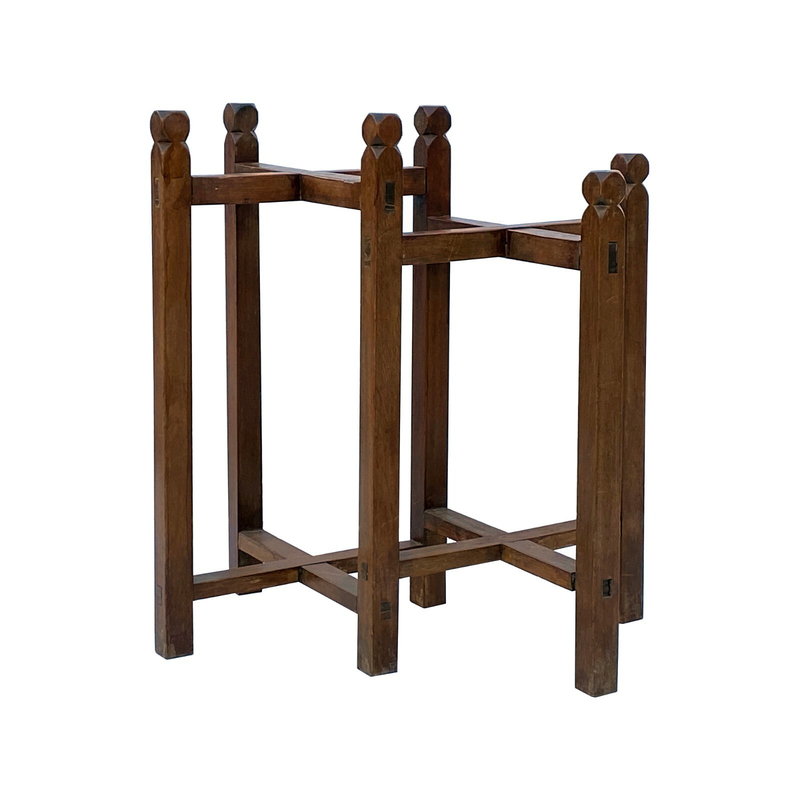 Chinese Double Square Rhombus Plant Vase Stand Pedestal Table cs6001S Chinese Double Square Rhombus Plant Vase Stand Pedestal Table cs6001S