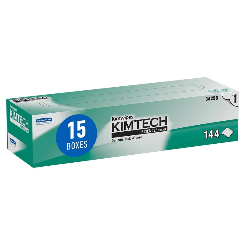 Kimwipes Delicate Task  Science Wipers (34256), White, 1-Ply