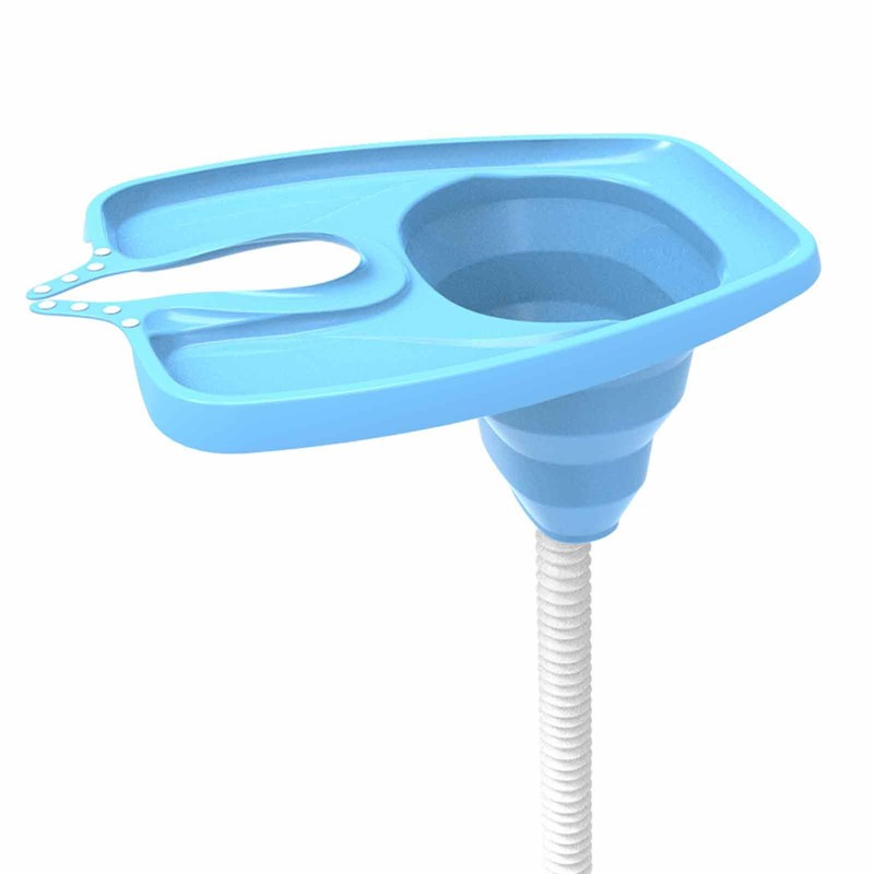 Shampoo Basin Foldable Portable Hair Wash Basin Adjustable Neck Strap Basin Tray