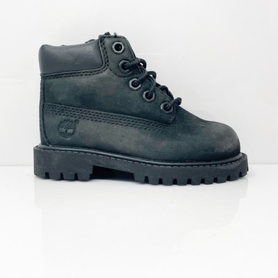 Timberland Boys Premium 6 12807 Черные кроссовки для походов, размер 6