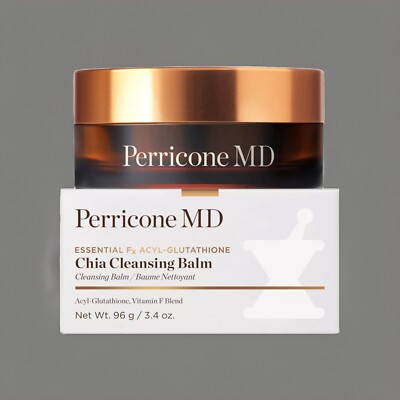 Sealed Perricone MD Essential Fx Acyl Glutathione Chia Cleansing Balm 3.4 Oz.