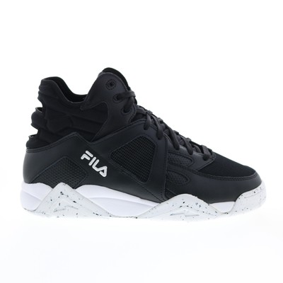 Fila Cage Mid 1BM01273-021 Мужские черные кожаные кроссовки Lifestyle 8.5