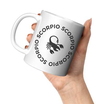 Scorpio White Mug