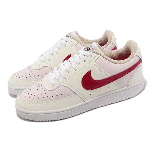 

Женская повседневная обувь Nike Wmns Court Vision Low Pearl Pink Ivory Red FD9917-661, Розовый, Wmns Court Vision Low