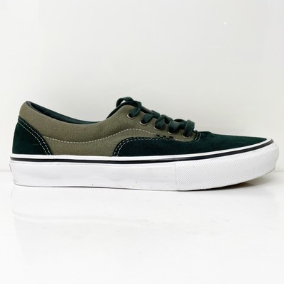 Vans Mens Era 500714 Зеленые повседневные кроссовки, размер 11