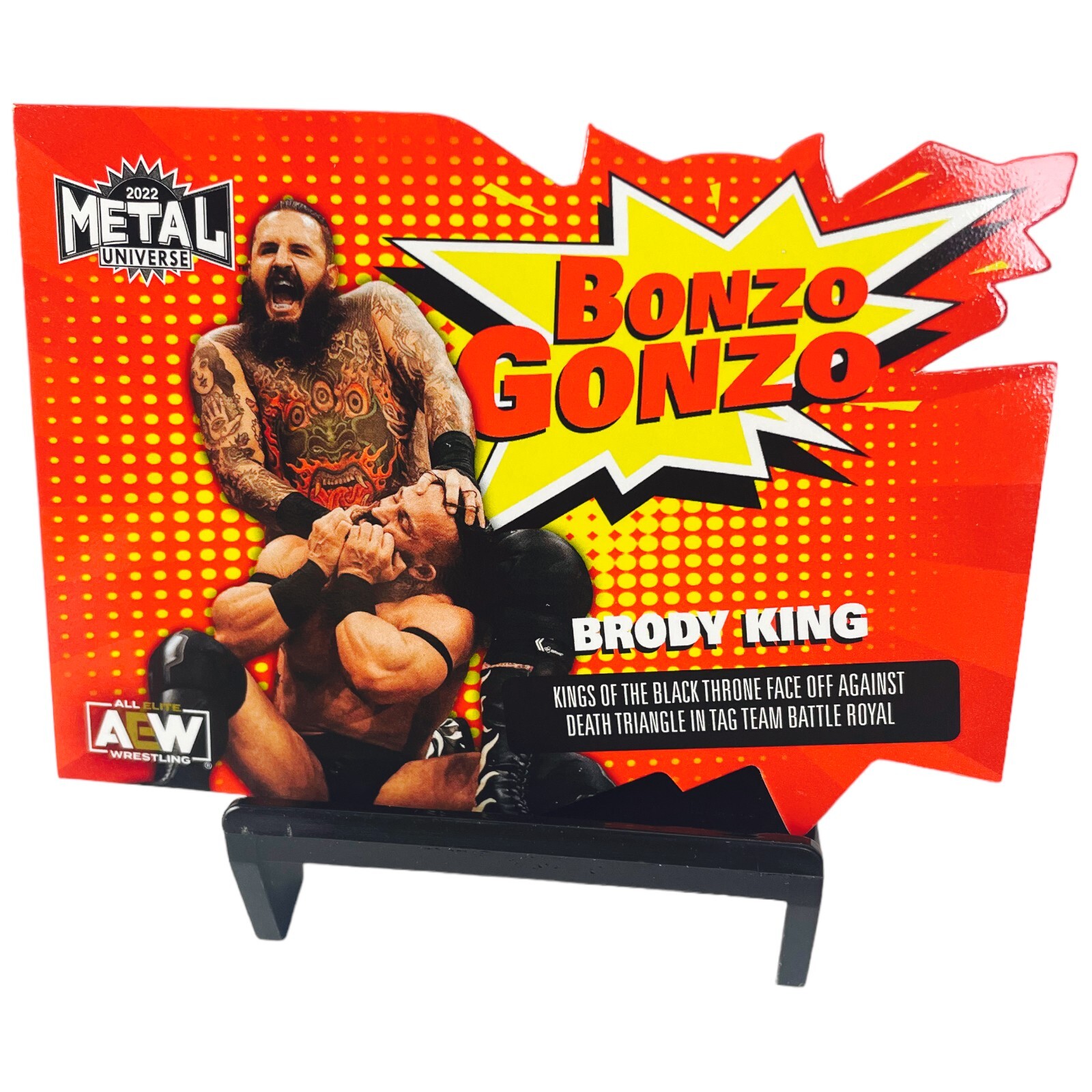 2022 Skybox AEW Metal Universe BRODY KING Bonzo Gonzo Insert BG-18 Wrestling