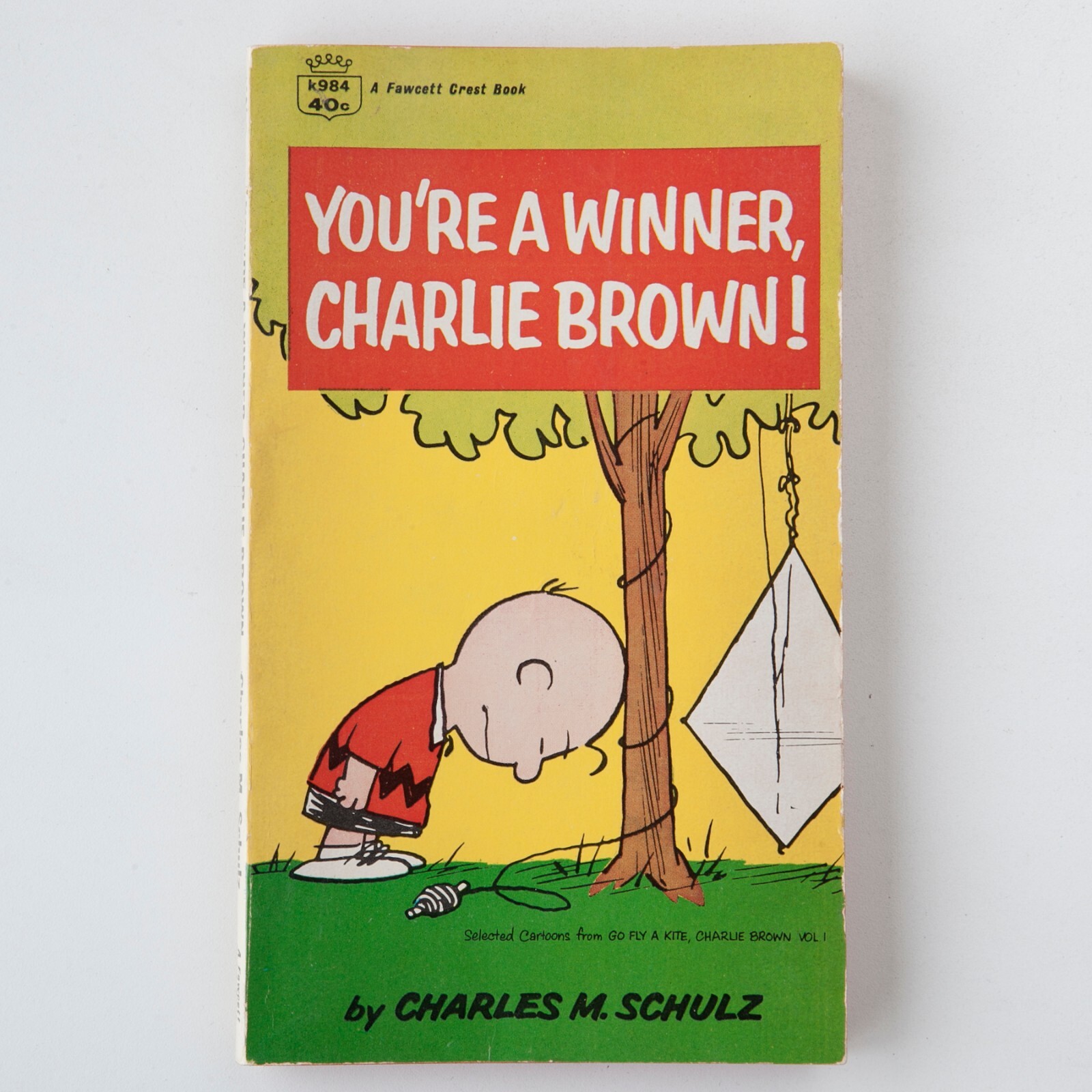AS　YOU'RE A WINNER, CHARLIE BROWN! Vintage 1967 You're A Winner, Charlie Brown PEANUTS BOOK by