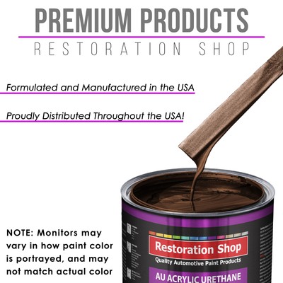 Restoration Shop Saddle Brown Firemist Acrylic Urethane Gallon Kit Auto Paint