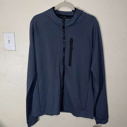 S Jacket Zip Up Yoga Workout  Athletic Woven Lightweight Size M Nwt