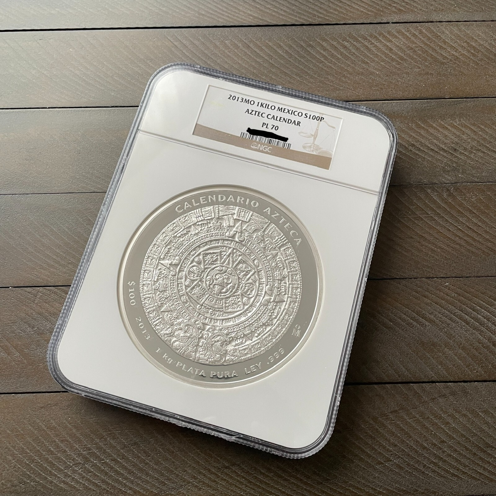 2013 Mexico 1 kilo Silver Aztec Calendar PL-70 NGC | eBay