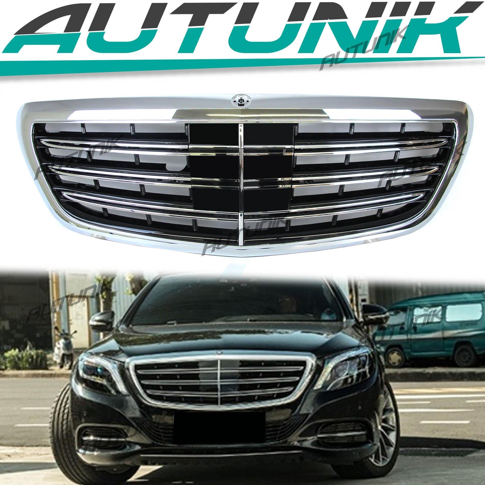 Grille Grill For Mercedes-benz W222 S350 S450 S500 S550 S560 S600